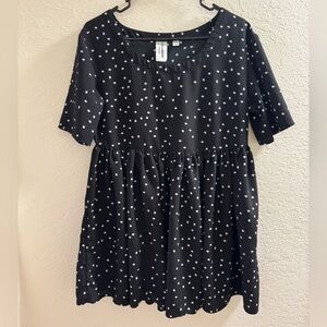 Collusion - Polka Dot Black Dress - 4